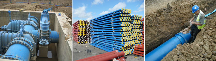 ductile iron water pipes